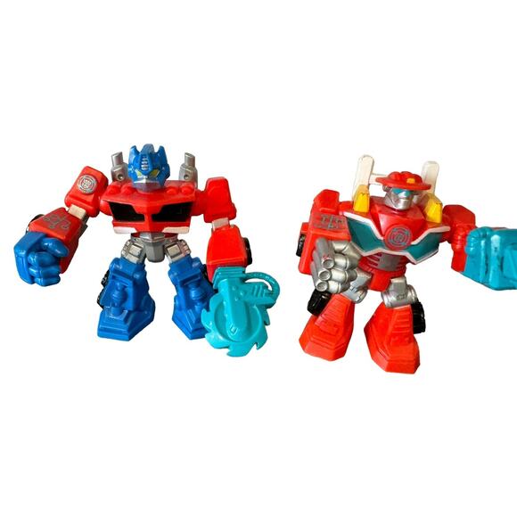 Transformers Rescue Bots Action Figures Heatwave Optimus Prime Bumblebee - Picture 3 of 8